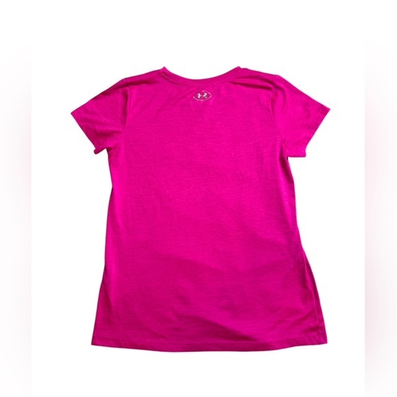 Under Armour Pink HeatGear Short Sleeve Shirt‎ Size Small Women - Picture 3 of 5